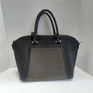 Charming Charlie Black Studded Satchel
